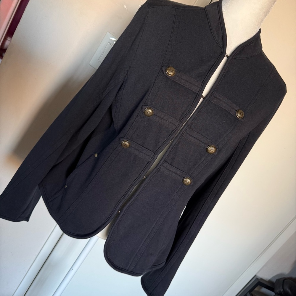 Ami Military Style Jacket with buttons cotton alternative emo mcr